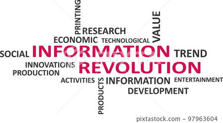 word cloud - information revolution word cloud - information revolution 97963604