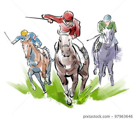 賽馬衝刺——最後的直道 賽馬衝刺——最後的直道 97963646