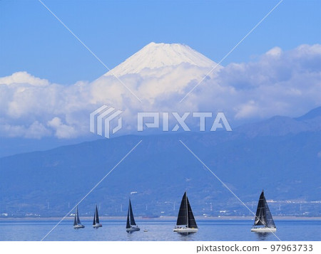 Shizuoka Prefecture Fuji and Yacht Race November Shizuoka Prefecture Fuji and Yacht Race November 97963733
