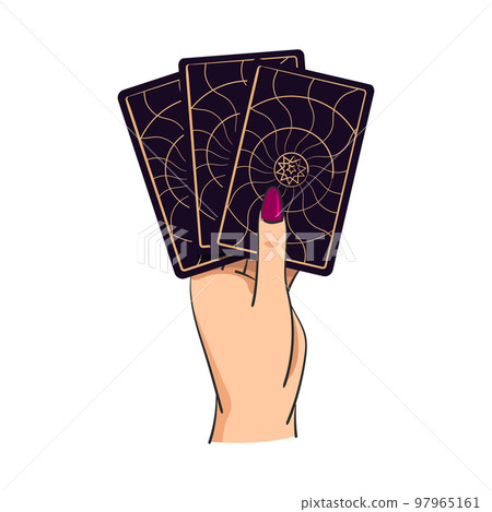 Set of female hands. Witch magic and occult collection. Different vector  hand gestures with sword, stars and crystal. Abstract logo for tarot cards  Stock Vector Image & Art - Alamy