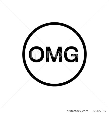 OMG Network (OMG) coin icon isolated on white background. 97965197