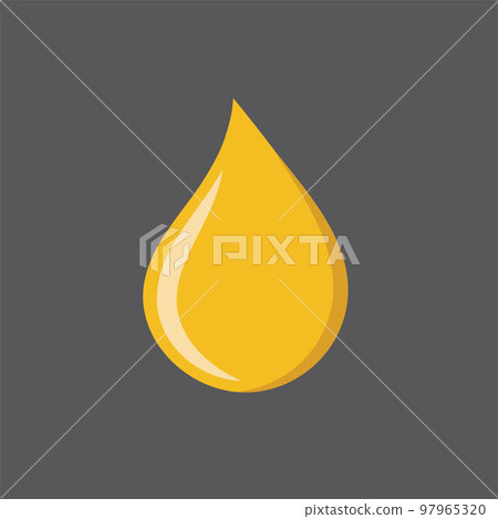 lubrication oil droplet  vector icon element concept design 97965320
