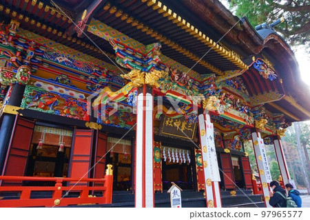 三峰神社，秩父的三個神社，禮拜堂，塗漆 97965577