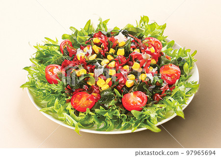 Seaweed Salad with Plenty of Creative Cuisine 97965694