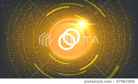 CELO coin cryptocurrency concept banner background. 97965906