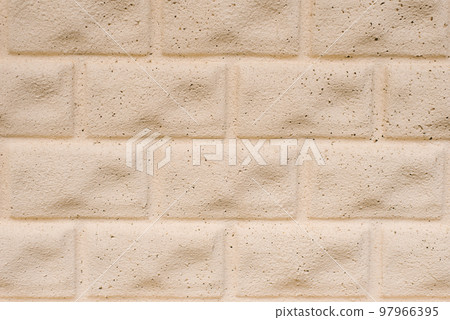 Beige brick construction background for copy space Beige brick construction background for copy space 97966395