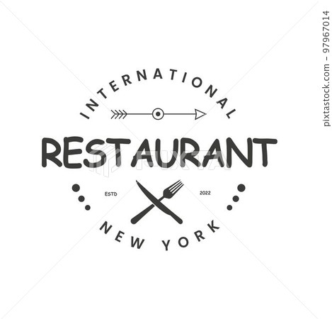 Vintage Retro logo restaurant design. logotypes. Vector design elements, business signs, logos, identities, labels, badges and objects 97967014