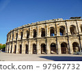 Nimes Amphitheater, a French heritage site 97967732