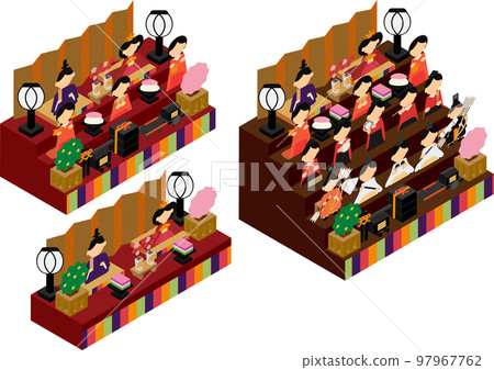 第 5、第 3 和第 1 個雛娃娃的插圖集 第 5、第 3 和第 1 個雛娃娃的插圖集 97967762