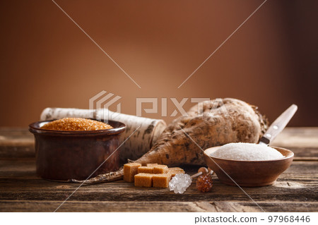 Still life of sugar 97968446