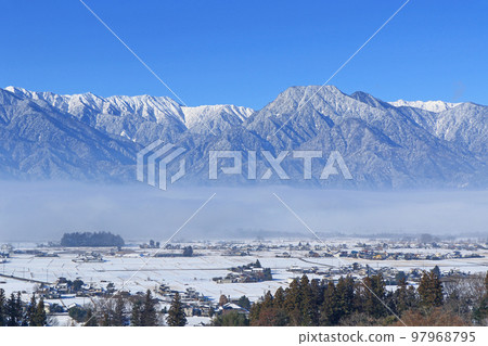 Winter Azumino and Northern Alps 97968795