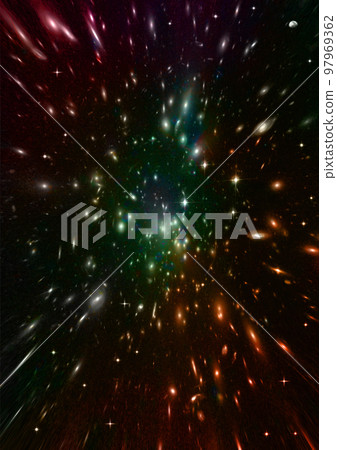 Star field in space and a nebulae Star field in space and a nebulae 97969362