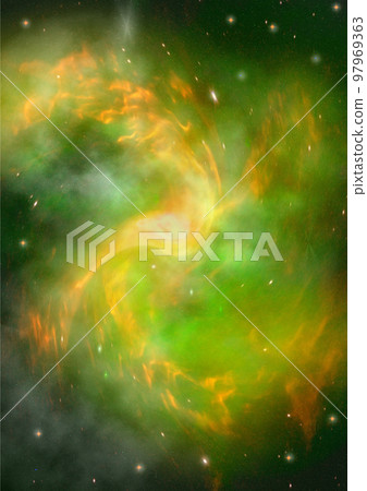 Far away spiral galaxy 97969363