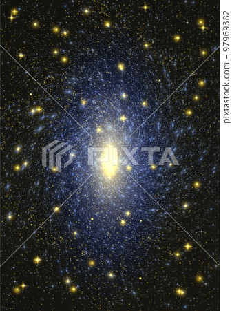 Star field in space and a nebulae Star field in space and a nebulae 97969382