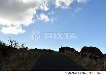 Izu Oshima, the view of Mt. Mihara Izu Oshima, the view of Mt. Mihara 97969670