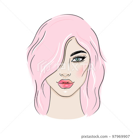 Portrait of young woman Portrait of young woman 97969907