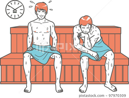 桑拿和思想家的年輕人 97970309