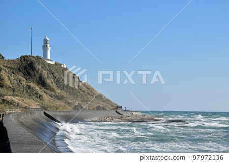 Scenery with a lighthouse Omaezaki Lighthouse Scenery with a lighthouse Omaezaki Lighthouse 97972136