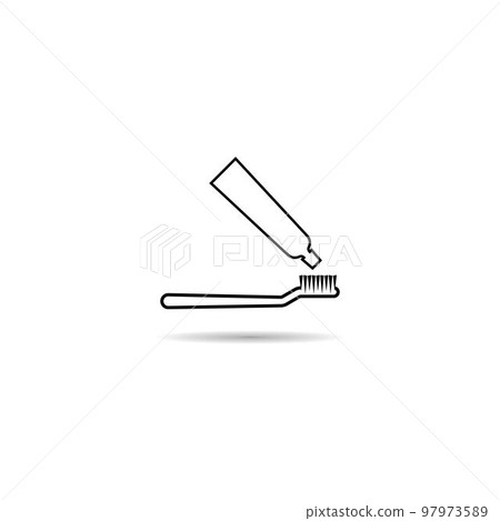 Tooth brush icon Tooth brush icon 97973589