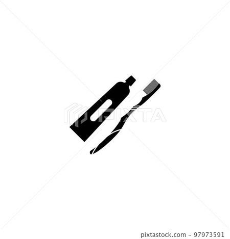 Tooth brush icon Tooth brush icon 97973591