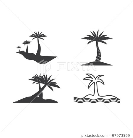 Palm tree icon Palm tree icon 97973599