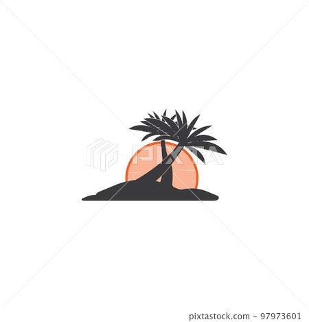 Palm tree icon Palm tree icon 97973601