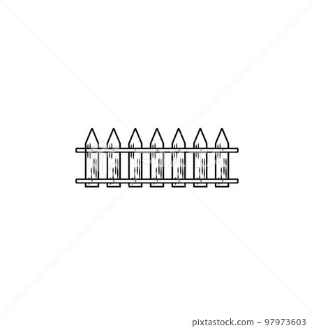 Fence icon 97973603