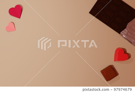 3D Material_Valentine Chocolate 3D Material_Valentine Chocolate 97974679