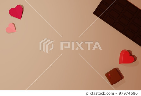 3D Material_Valentine Chocolate 97974680