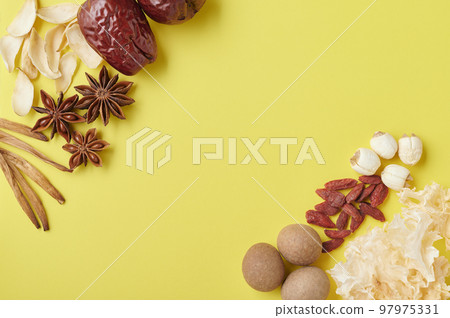 黃底藥材（斜中心開口） 97975331