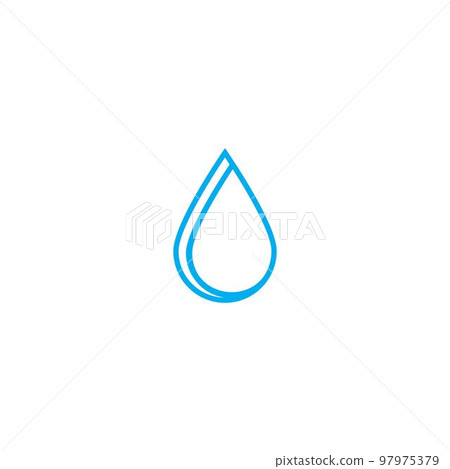 water drop logo 97975379