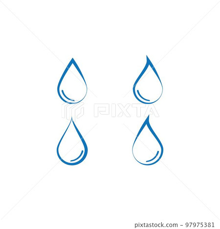water drop logo 97975381