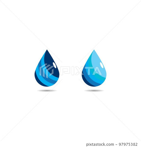 water drop logo 97975382