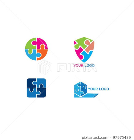 Puzzle logo Puzzle logo 97975489