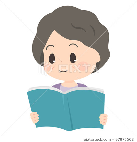 奶奶讀書的插圖 97975508
