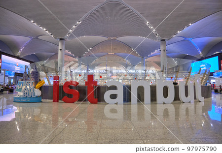 Istanbul Airport International Departures Terminal in Istanbul, Turkey Istanbul Airport International Departures Terminal in Istanbul, Turkey 97975790