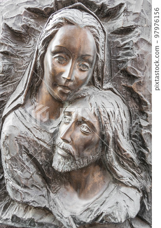 Jesus and Mary statue Jesus and Mary statue 97976156
