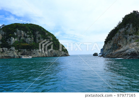 巨濟島海金剛，海金剛，海，島，無人島，旅遊勝地，遊輪，奇怪， 97977165