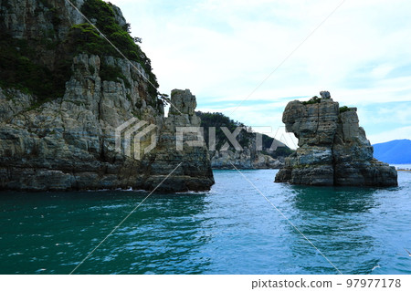 巨濟島海金剛，海金剛，海，島，無人島，旅遊勝地，遊輪，奇怪， 97977178
