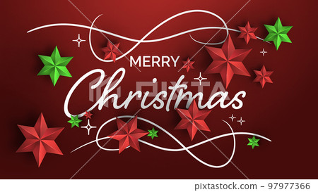 Merry Christmas Christmas Background. Winter Holiday Decoration 97977366