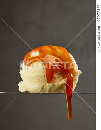 vanilla ice cream ball vanilla ice cream ball 97977385