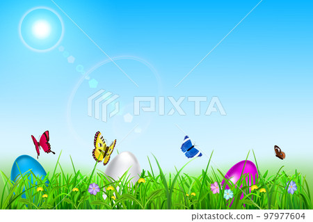 Easter background Easter background 97977604