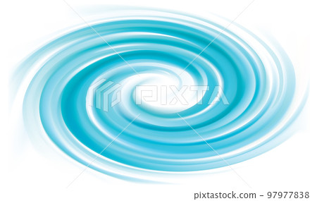 Vector blue swirling backdrop 97977838