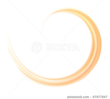 Vector light orange background of swirling texture 97977847