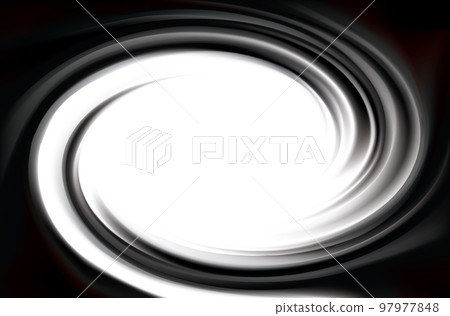 Vector black backdrop of swirling texture 97977848