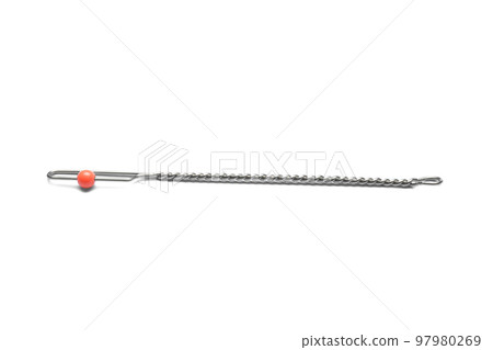 Logopedic probe for speech therapy isolated on white Logopedic probe for speech therapy isolated on white 97980269