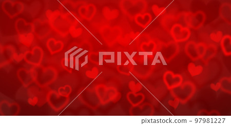 Background with blurry hearts Background with blurry hearts 97981227