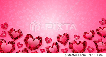 Background of hearts Background of hearts 97981382