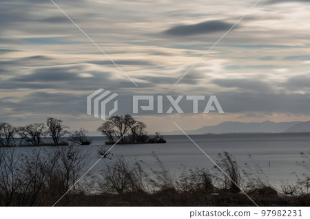 Winter evening photography in Onoe, Kohoku-cho, Nagahama City, Shiga Prefecture Winter evening photography in Onoe, Kohoku-cho, Nagahama City, Shiga Prefecture 97982231