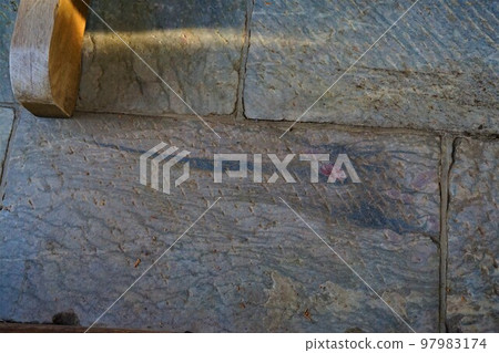 三峰神社神社秩父三社鋪路石石鋪路龍龍 97983174